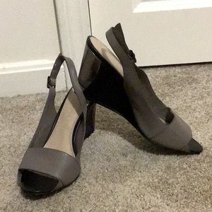 Charles & Keith multi-toned wedge